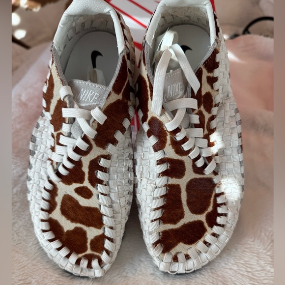 Nike Shoes - Nike Air Footscape Woven size 5 women’s 35.5 sail animal print new in box NWT!!